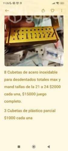 Instrumental y materiales dentales