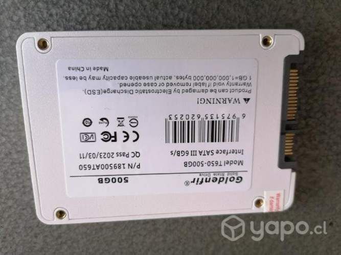 Disco externo ssd 500gb