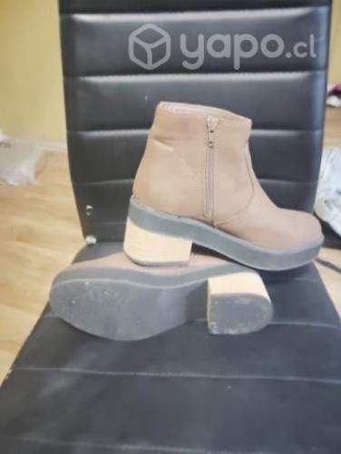 Botines mujer talla 38 cuero nuevos