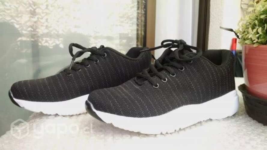 Zapatillas Negras, Mujer, Talla 36