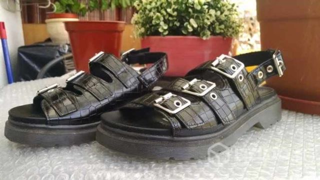 Sandalias Negras, Mujer, Talla 36