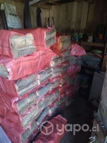 Leña seca por saco eucalipto