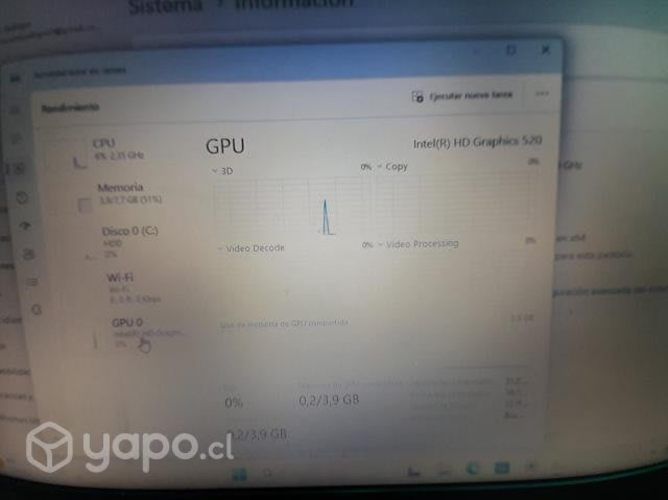 Notebook Lenovo con un detalle