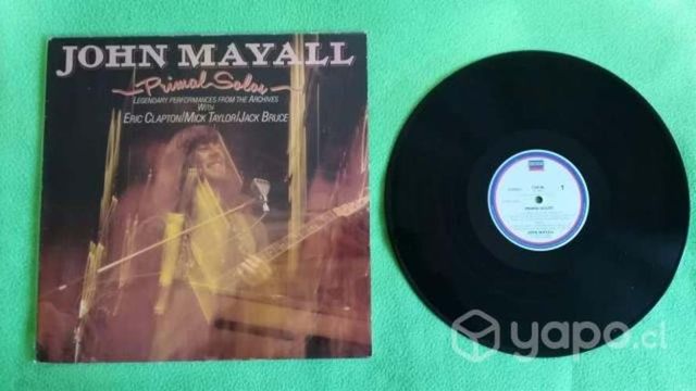 Trio de vinilos de Rock