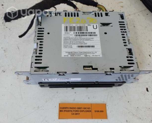Cuerpo Radio (FE2070) Ford Explorer 3.5 2017