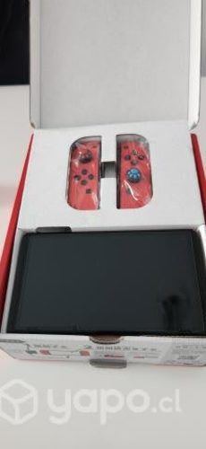 Nintendo switch OLED edición mario bros roja