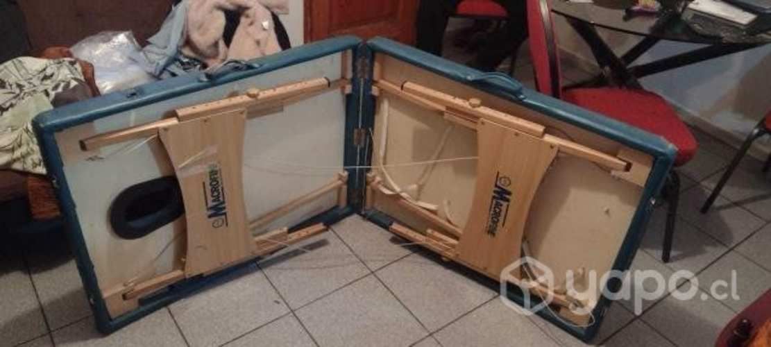 Camilla de masajes o lashista