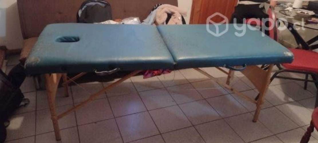 Camilla de masajes o lashista