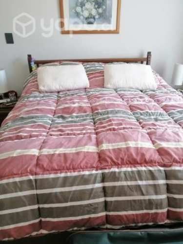 Plumón de pluma reversible de 2 plazas con diseño