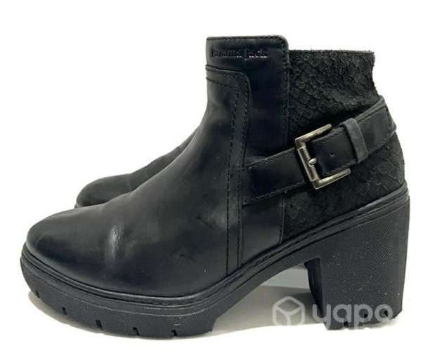 Botín de Cuero Marca Panama Jack N*37 Negro