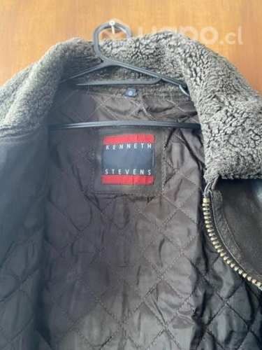 Chaqueta aviadora de cuero