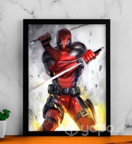 Cuadro Decorativo DEADPOOL 34X45 cm