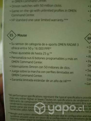 Mouse OMEN Vector RGB