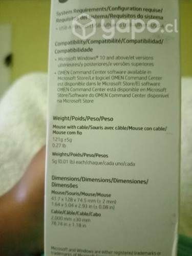 Mouse OMEN Vector RGB