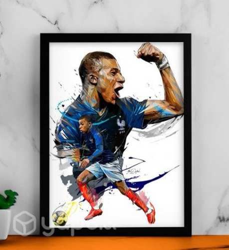 Cuadro Decorativo MBAPPE 34x45 cm