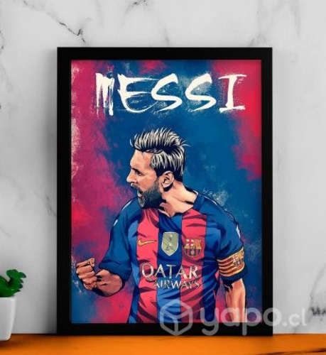 Cuadro Decorativo MESSI 34x45 cm