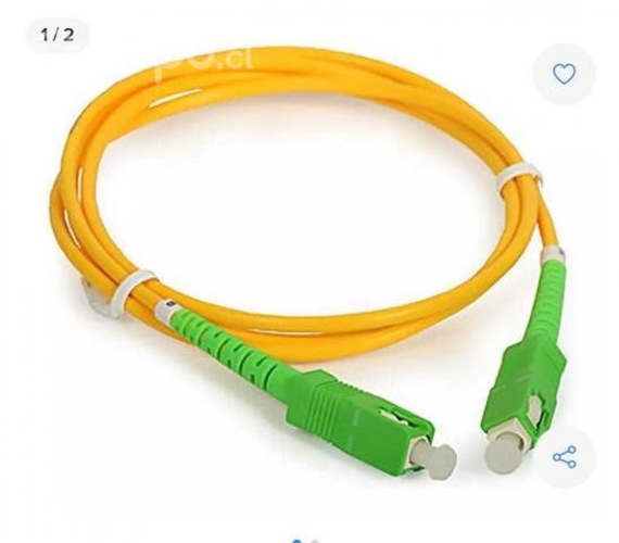 Cable fibra óptica 02 | 05 | 10 | 15 metros