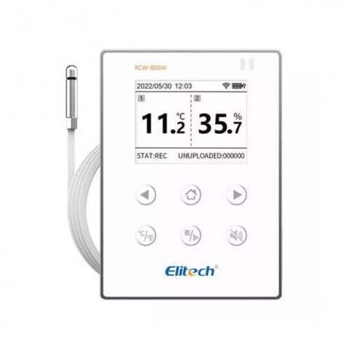 Registrador Temperatura Humedad RCW-800w Wifi Data