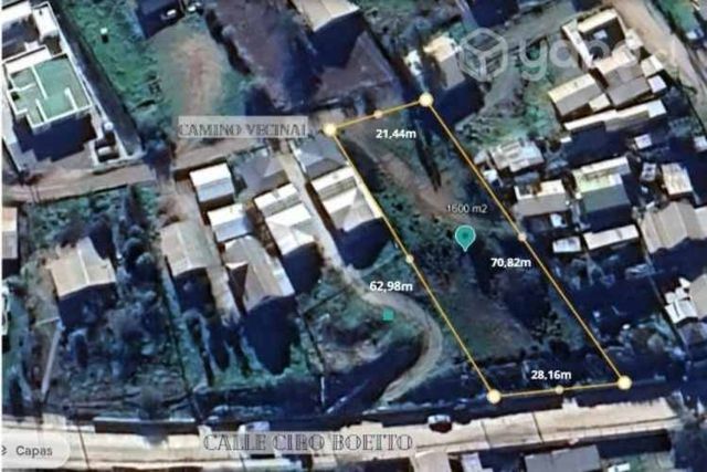 Terreno 1.600 m2 en licanten