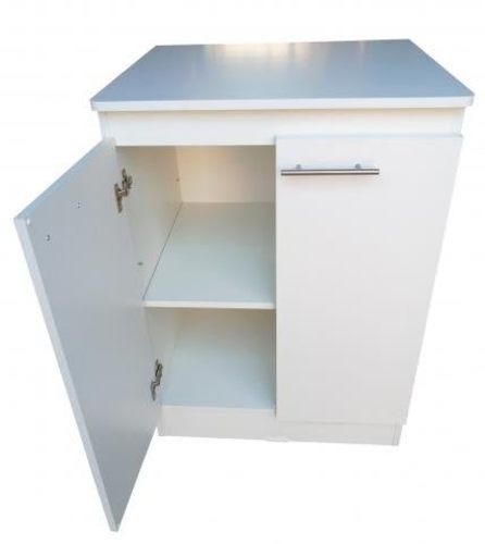 Mueble Base De Cocina Blanco 2 Puerta 84 x 60 x 50