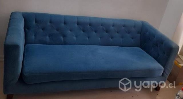 Sillon Sofa Sillón Azul metroleo
