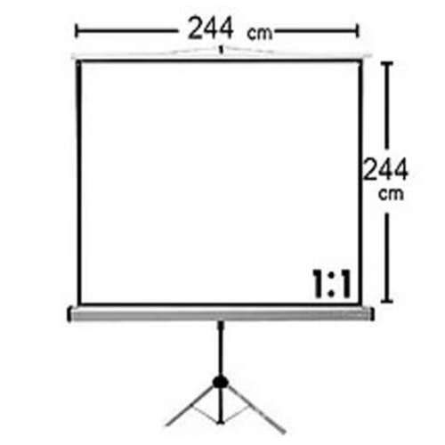 Telon tripode 244 ancho x 244 alto