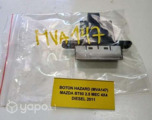 Boton Hazard (MVA147) Mazda BT50 Tailandesa 2.5 ME
