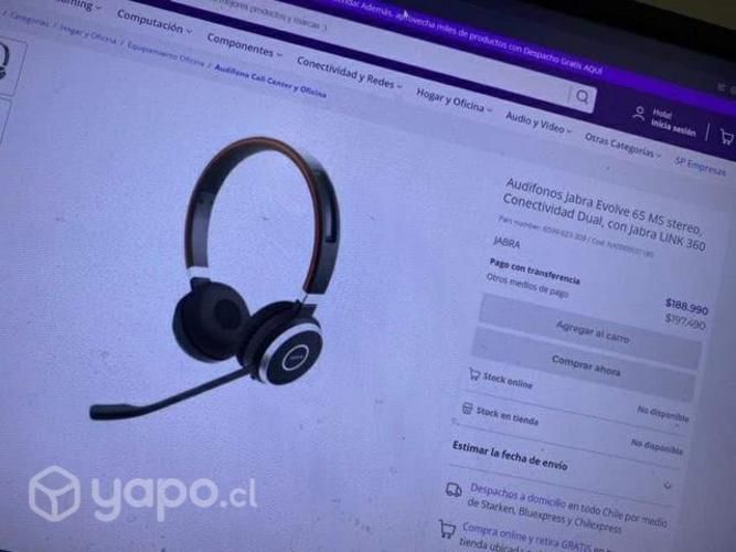 V o P audífonos jabra nuevos