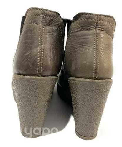 Botín Taco Chino De Cuero Marca Greenfield N*37