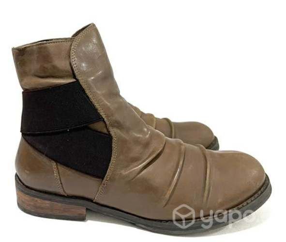 Botín 100% Cuero Marca Alaniz N*35 Café