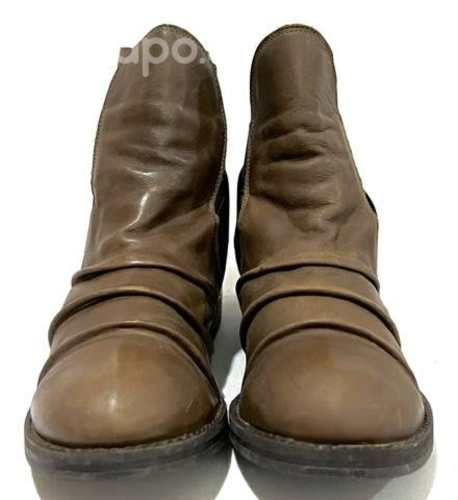 Botín 100% Cuero Marca Alaniz N*35 Café