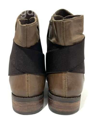 Botín 100% Cuero Marca Alaniz N*35 Café