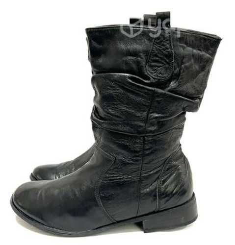 Botín 100% Cuero Marca Americanino N*38 Negro