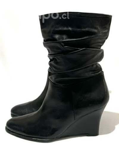 Botín Taco Chino 100% Cuero Marca Zappa N*38.5