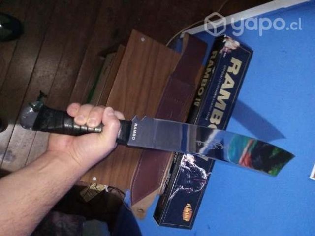 Machete rambo 4 original mide 50 cm de largo