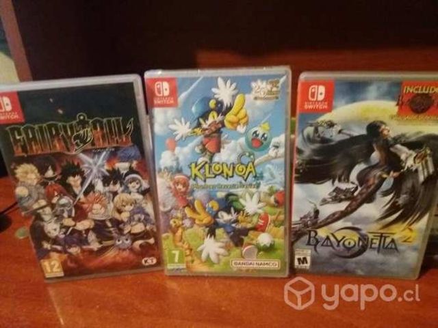 Se venden 3 juegos N switch