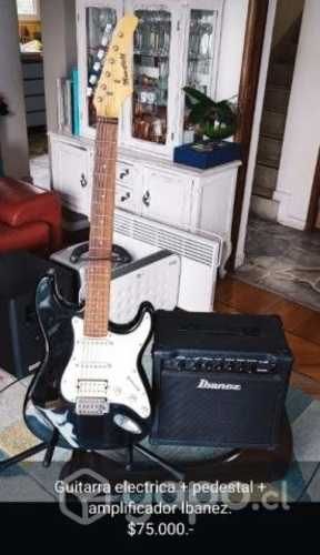 Guitarra eléctrica y amplificacion