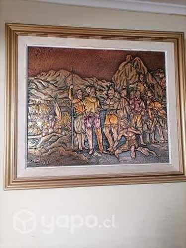 Cuadro diseño de cobre