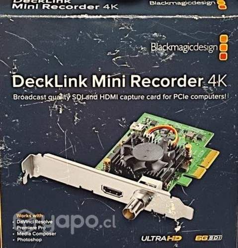 Deck Link Mini Recorder 4K - Black Magic Design