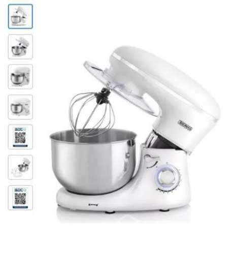 Batidora electrica pedestal 4.5l 10v blanca th-910