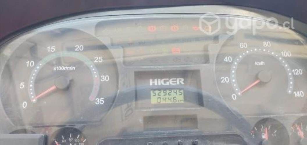 Bus higer 2013 motor trasero