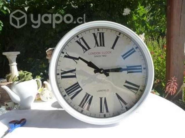 Reloj Metálico Blanco 40 cm