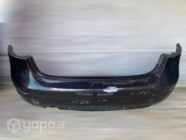 Parachoque trasero renault fluence 2011-2016