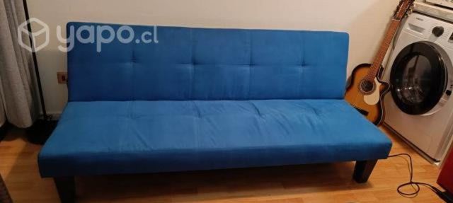Futón cama azul