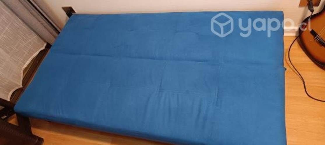 Futón cama azul