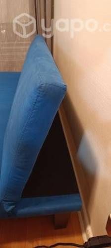 Futón cama azul