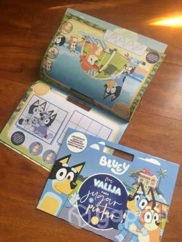 Libro maletín Bluey