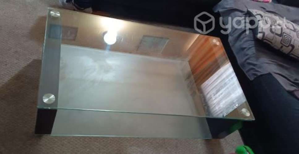 Hermosa mesa de centro vidrio