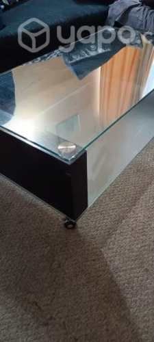 Hermosa mesa de centro vidrio