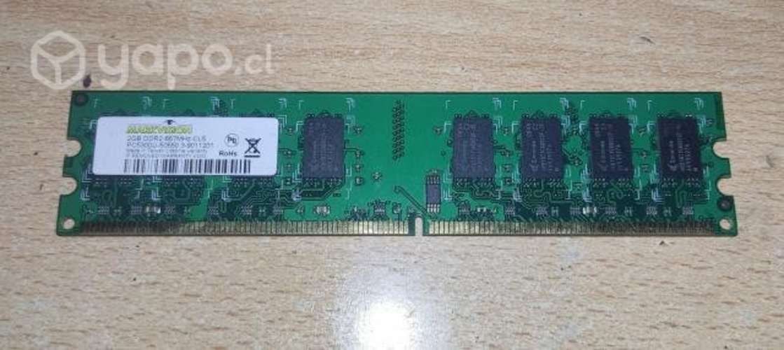 Memoria Ram PC DDR2 2GB 533 & 667 & 800